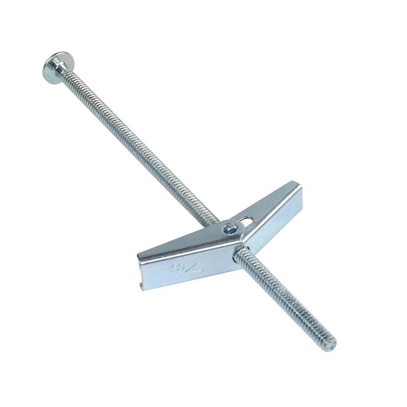 HASWARE Toggle Bolt Zinc Plated Steel and Wing Nut for Hanging Heavy Items on Drywall 1/8 x4 (25 Pack) - Image 1